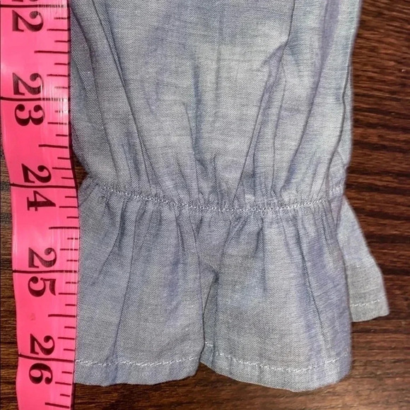 Gap Longsleeve high ruffle neck  top blouse M - Picture 7 of 10
